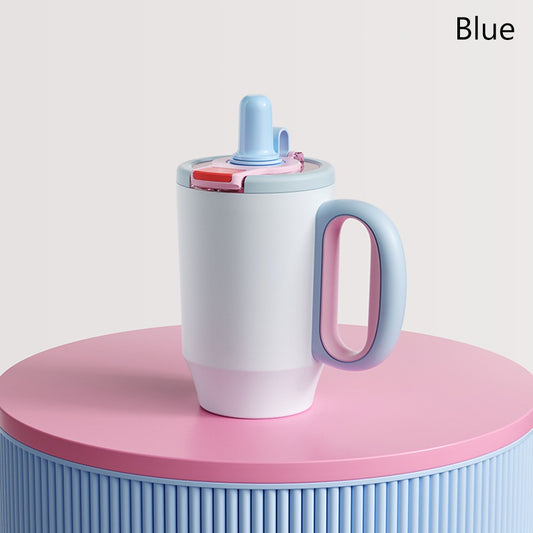 Travel Kettle Straw Insulated Cup Large Capacity 680ml