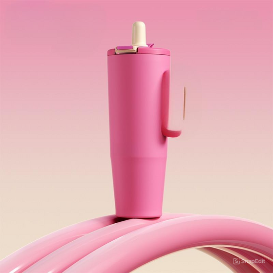 Travel Kettle Straw Insulated Cup Large Capacity 1200ml