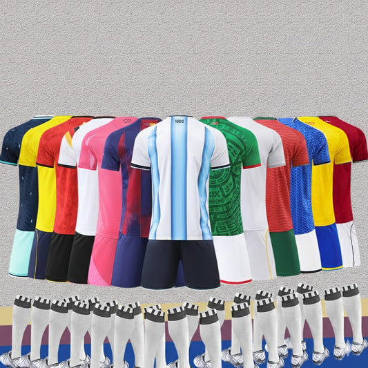 Football Uniform Set,Custom-Made with Printed